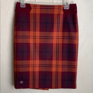 The Limited Plaid Skirt